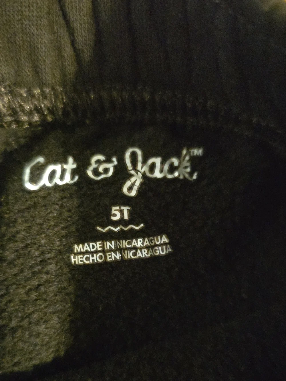 Cat And Jack Boys 5T Joggers And Sweatpants Bundle 5 Pairs